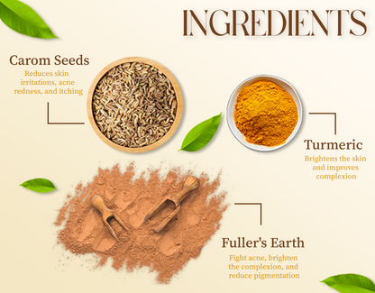 Multani Mitti Ubtan Soap For Body -  Natural Organic and Non- Toxic Ayurvedic Soap for smooth and moisturized skin by ORGANIK GROCERIES